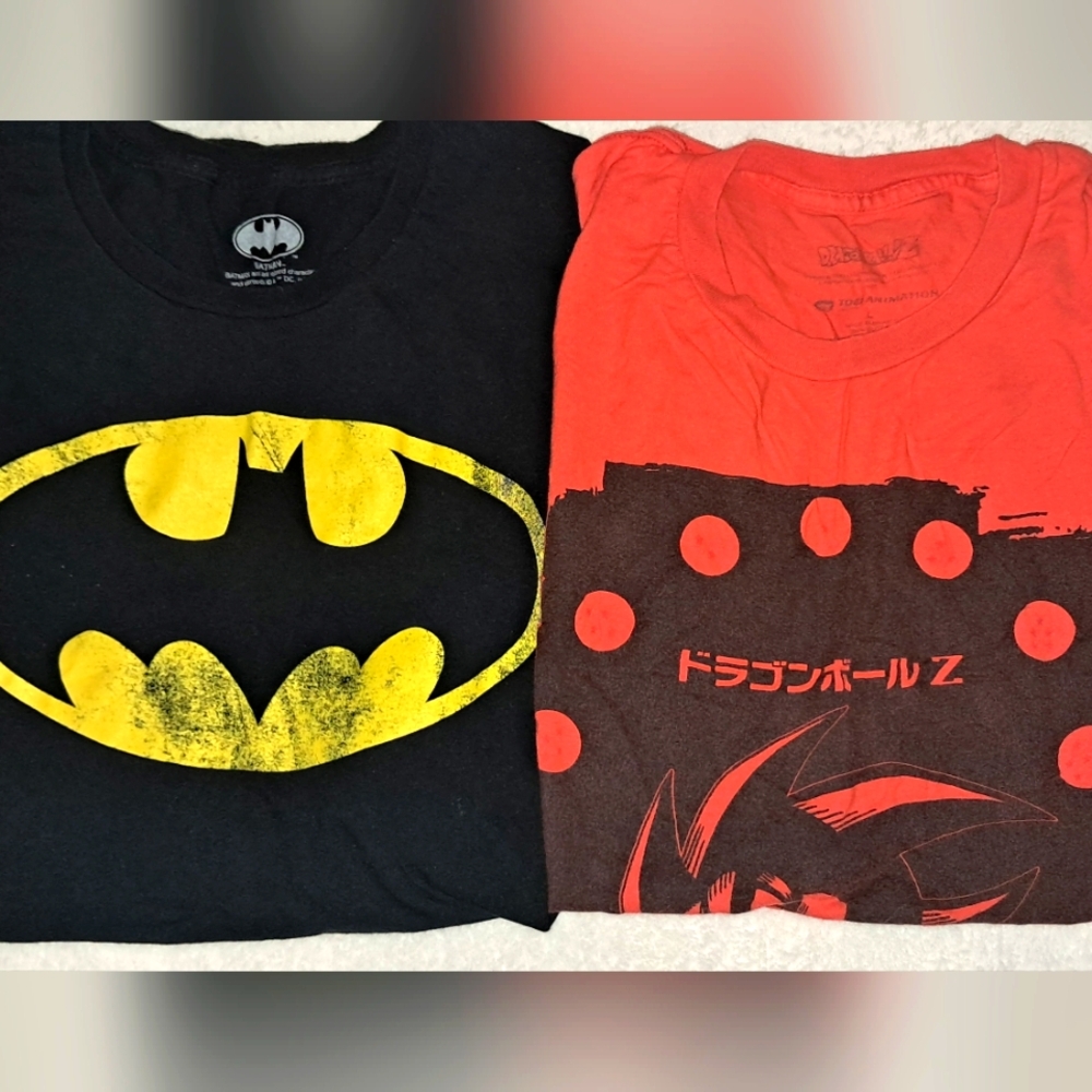 Batman and Anime T-Shirt